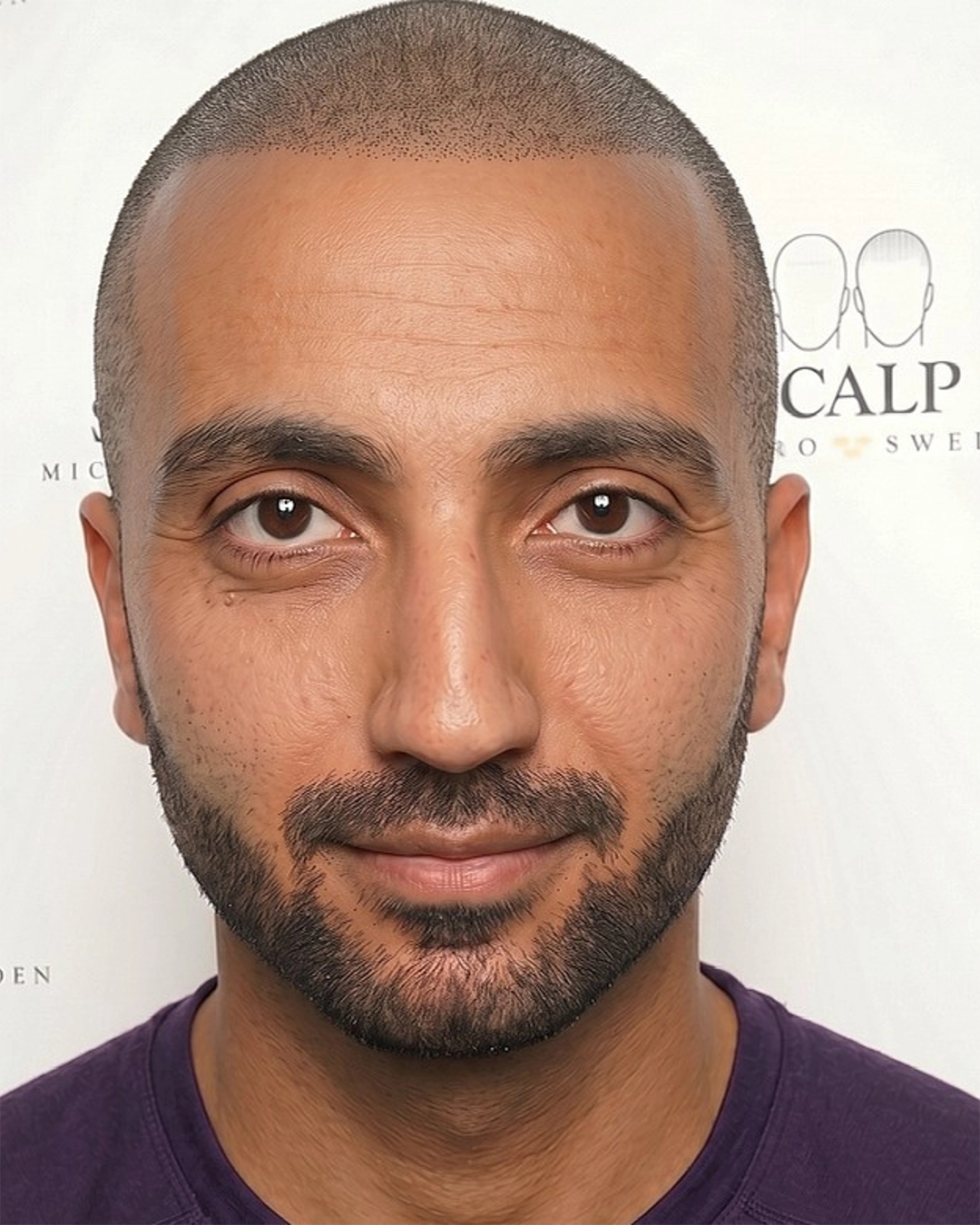After Scalp Micropigmentation Hair Density